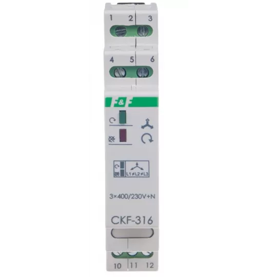 Phase sequence and phase loss sensor CKF-316 10A 1P CKF-316 F&amp;F