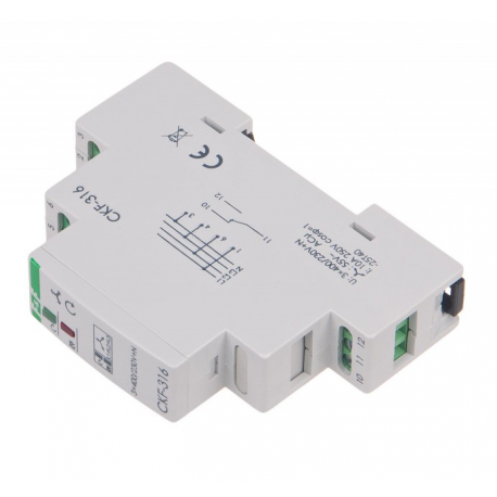 Przekaźnik kolejn. i zaniku faz 10A 1P CKF-316 F&F