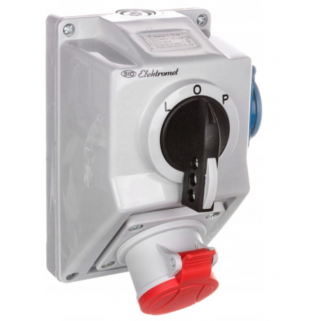 Zestaw instalacyjny 16A 4P L-P GN 230V C16-48.1 ELEKTROMET