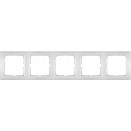 Berker Kwadrat Ramka 5-krotna biała 5310158989 BERKER