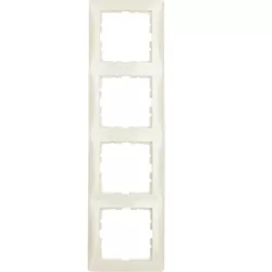 Berker square 4-frame cream...