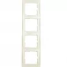 Berker square 4-frame cream Hager