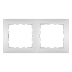 Berker kwadrat ramka 2-krotna biała Hager