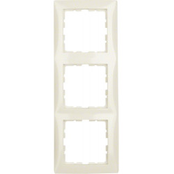 Berker square cream 3-frame...