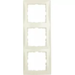 Berker square cream 3-frame...