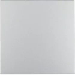 Berker kwadrat klawisz pojedyńczy srebrny Hager