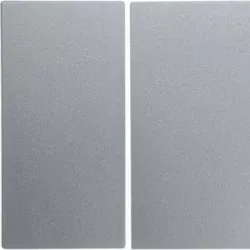 Berker Kwadrat klawisz podwójny srebrny 5316238984 BERKER