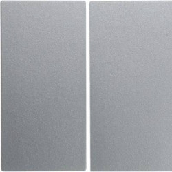 Berker Kwadrat klawisz podwójny srebrny 5316238984 BERKER