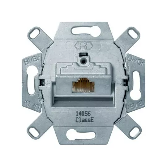 Square Computer Socket RJ45 5e 534554 BERKER