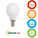 LED Bulb Ball 4W 230V E14 CW cold Spectrum