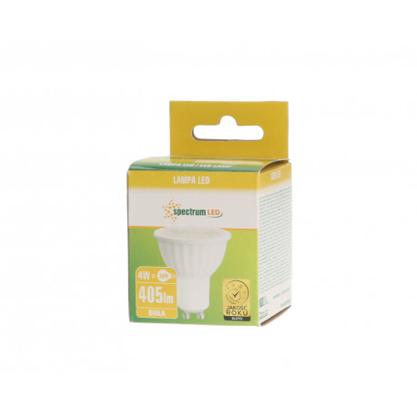 Żarówka LED GU10 4W wąski kąt 45° neutralna NW WOJ14090