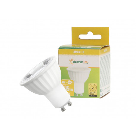 Żarówka LED GU10 4W wąski kąt 45° neutralna NW WOJ14090