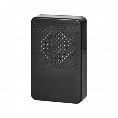 Dzwonek jednotonowy LARK MAXI AC czarny OR-DP-MR-161-B 230V ORNO