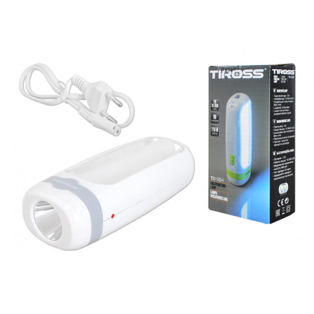Latarka wielofunkcyjna ładowana TIROSS TS-1894 akumulatorowa
