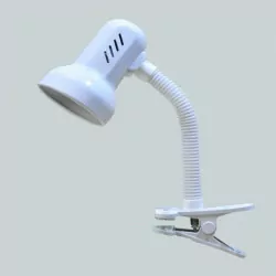 Lampka biurkowa klips CSL-416 biała E27 Vitalux