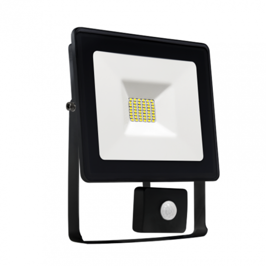 LED floodlight 20W motion sensor 3000K black NOCTIS Spectrum