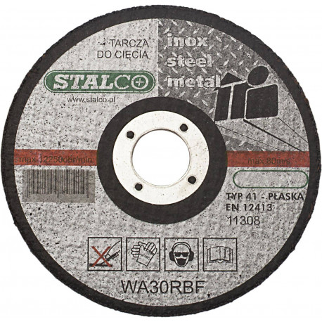 Tarcza do cięcia metalu płaska 230mm x 3mm S-59230 STALCO