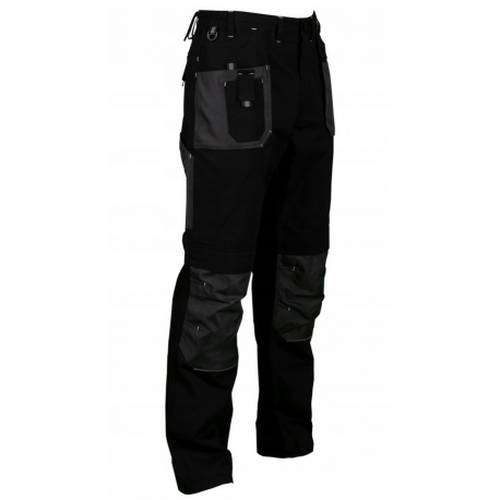 Spodnie robocze BASIC LINE czarne "M" S-51016 Stal