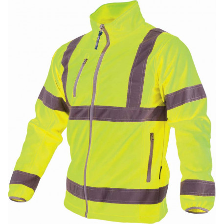 Kurtka softshell odblaskowa NEON żółty "L" S-44042