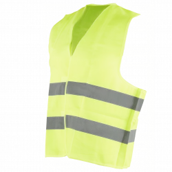 Kamizelka odblaskowa SHINE żółta "XL" S-42082