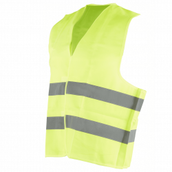 Kamizelka odblaskowa SHINE żółta "S" S-42077