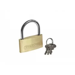 Kłódka mosiężna 50mm S-40750 Stalco