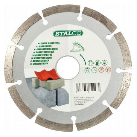 Tarcza diamentowa segm.sucho 230mm S-30023 Stalco