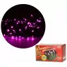 Lampki choinkowe 100 LED 4W barwa różowa 8,5m programator zewnętrzne i wewnętrzne VITALUX