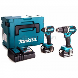 Set DLX2127TJ1 drill/driver DDF482 impact wrench DTD152 + 3x 5.0Ah 18V MAKITA