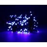Lampki choinkowe kulki 200 LED 8W barwa niebieska + zimny flash 15m zewnętrzne i wewnętrzne BLWZ02-3 VITALUX