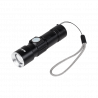 Latarka LED aluminiowa 3W wtyk USB zoom URZ0914 REBEL