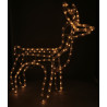 Renifer figurka świetlna świąteczna 3D LED barwa ciepła IP44  CASA DECO