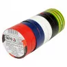 Zestaw taśm izolacyjnych mix 10 sztuk 12x10mm YT-8156 YATO