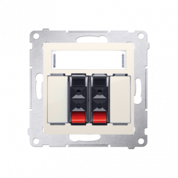 Simon54 Loudspeaker socket DGL32.01/41 beige