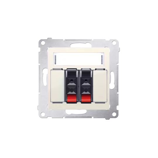 Simon54 Loudspeaker socket DGL32.01-41 beige