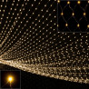 Kurtyna lampki choinkowe zewnętrzne sieć 2x1,5m 160 LED barwa ciepła ZAR0547 REBEL