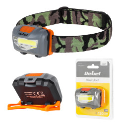 Latarka czołowa LED 3W COB...