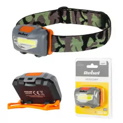 Latarka czołowa LED 3W COB...