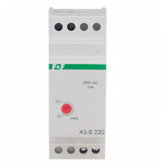 Automat schodowy 16A 0,5-10min 230V AC AS-B220 F&F