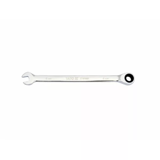 Klucz płasko-oczkowy z grzechot. 6mm YT-01906 Yato