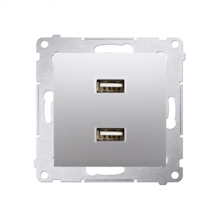 Simon54 Ładowarka USBx2 DC5V DC2USB.01/43 srebrny