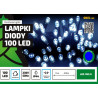 Lampki choinkowe LED100 3,6W niebieskie zew. 10m