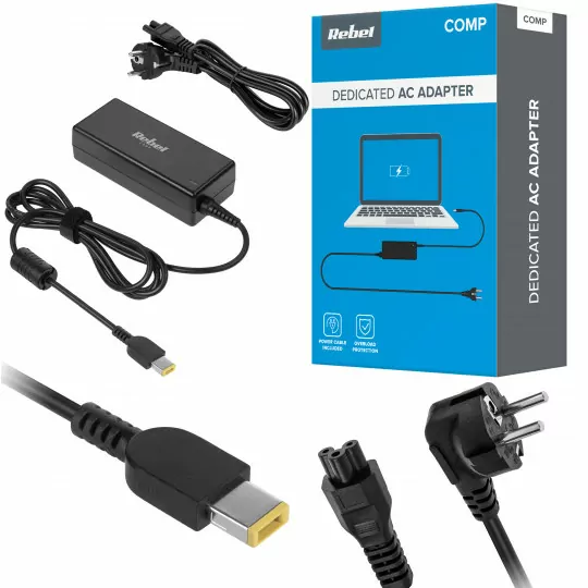 Zasilacz Rebel do Laptopa 65W/20V/3,25A/11x4,5x0,6