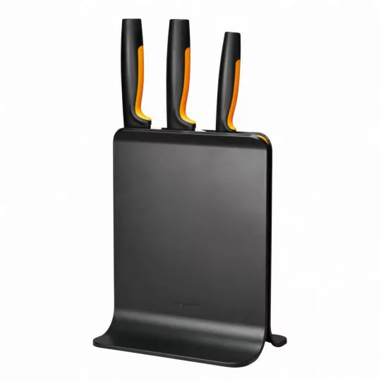 Zestaw noży 3 w bloku czarnym 1057555 FISKARS