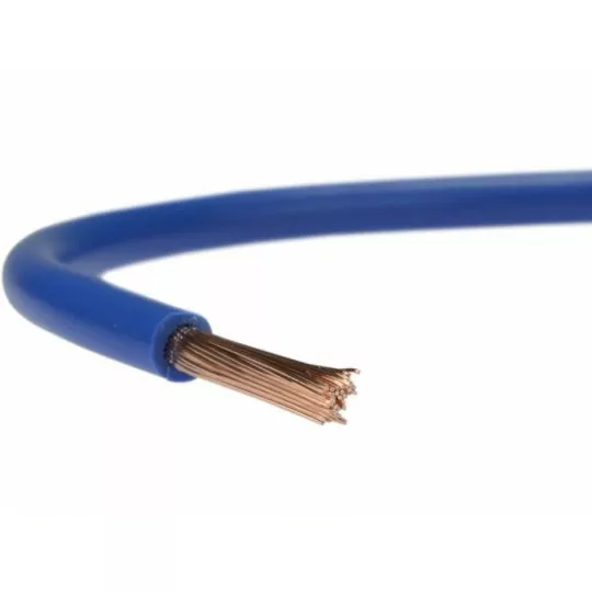 Przewód instalacyjny linka kabel jednożyłowy LGY 35 niebieski 1 METR Przewód instalacyjny linka kabel jednożyłowy LGY 35 niebieski 1 METR
