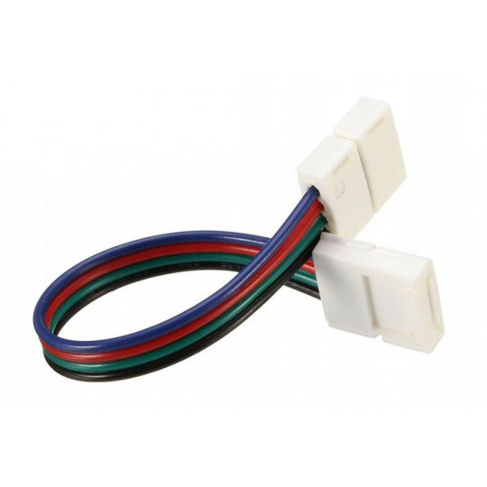 Konektor do pasków LED RGB złączka 10mm click z przewodem