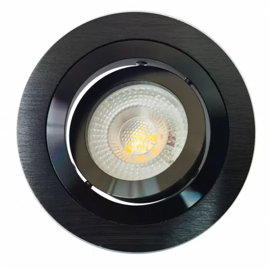Oczko sufitowe ONYX czarny szczotkowany LL5634 LUMILIGHT
