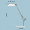 Lampka biurkowa 8W USB TS-1817 TIROSS