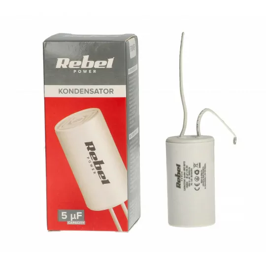 Kondensator rozruchowy silnikowy 5uF 450V URZ3213