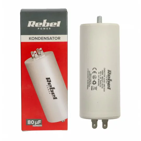 Kondensator rozruchowy silnikowy 80uF 450V URZ3141